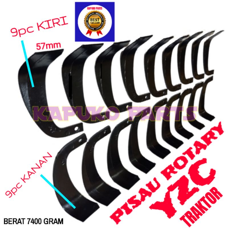 Jual PISAU ROTARY YZC HAND TRAKTOR YANMAR Shopee Indonesia