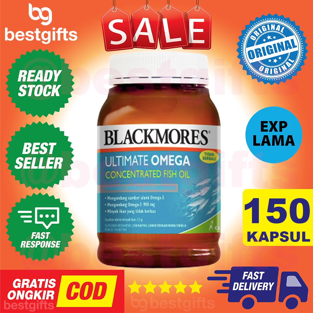 Jual Blackmores Ultimate Omega Concentrated Fish Salmon Oil