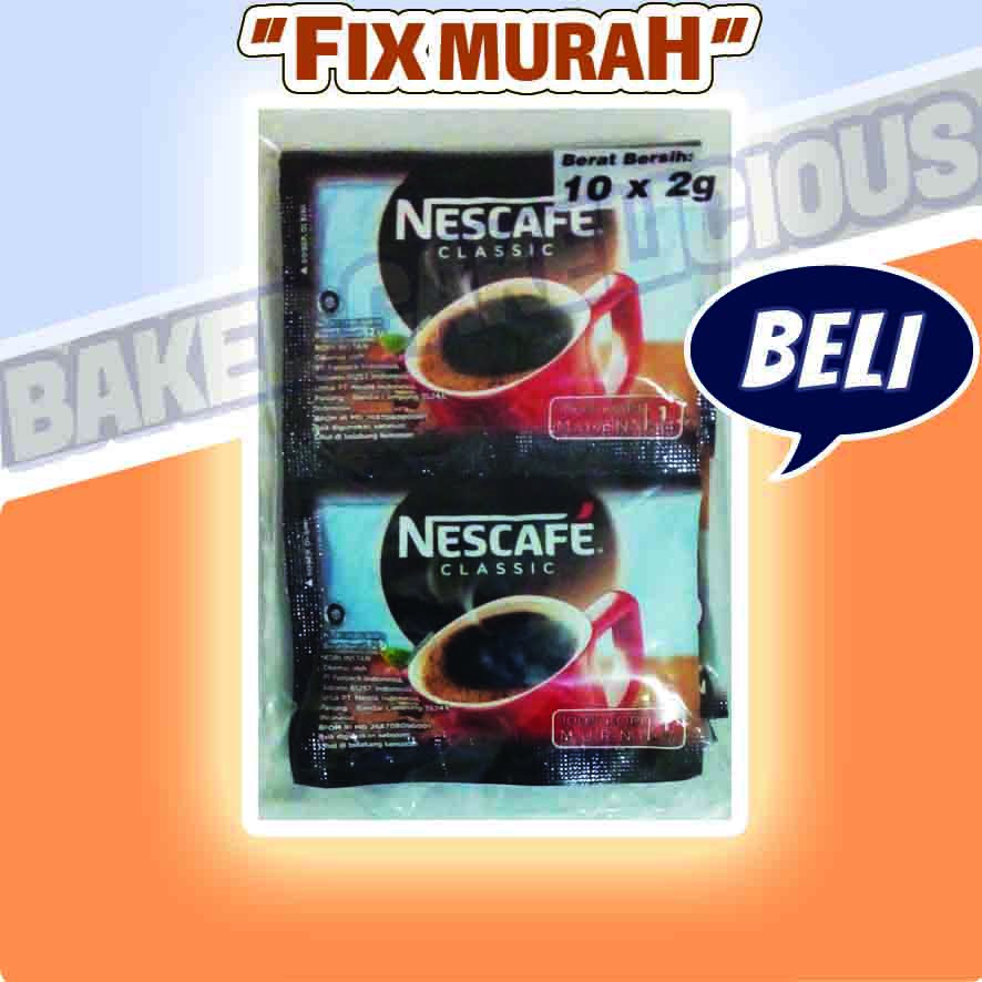 Jual Nescafe Classic Sachet 10 X 2 Gr Shopee Indonesia