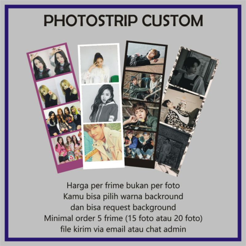 Jual Cetak Photostrip Custom Ukuran 15x5 Cm Shopee Indonesia