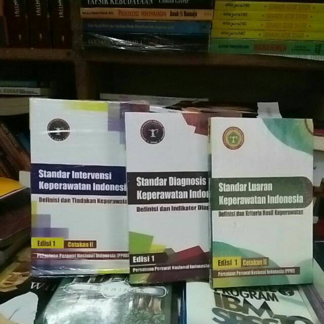 Jual Paket 3 Standar Keperawatan SIKI SDKI SLKI By PPNI NOVEL