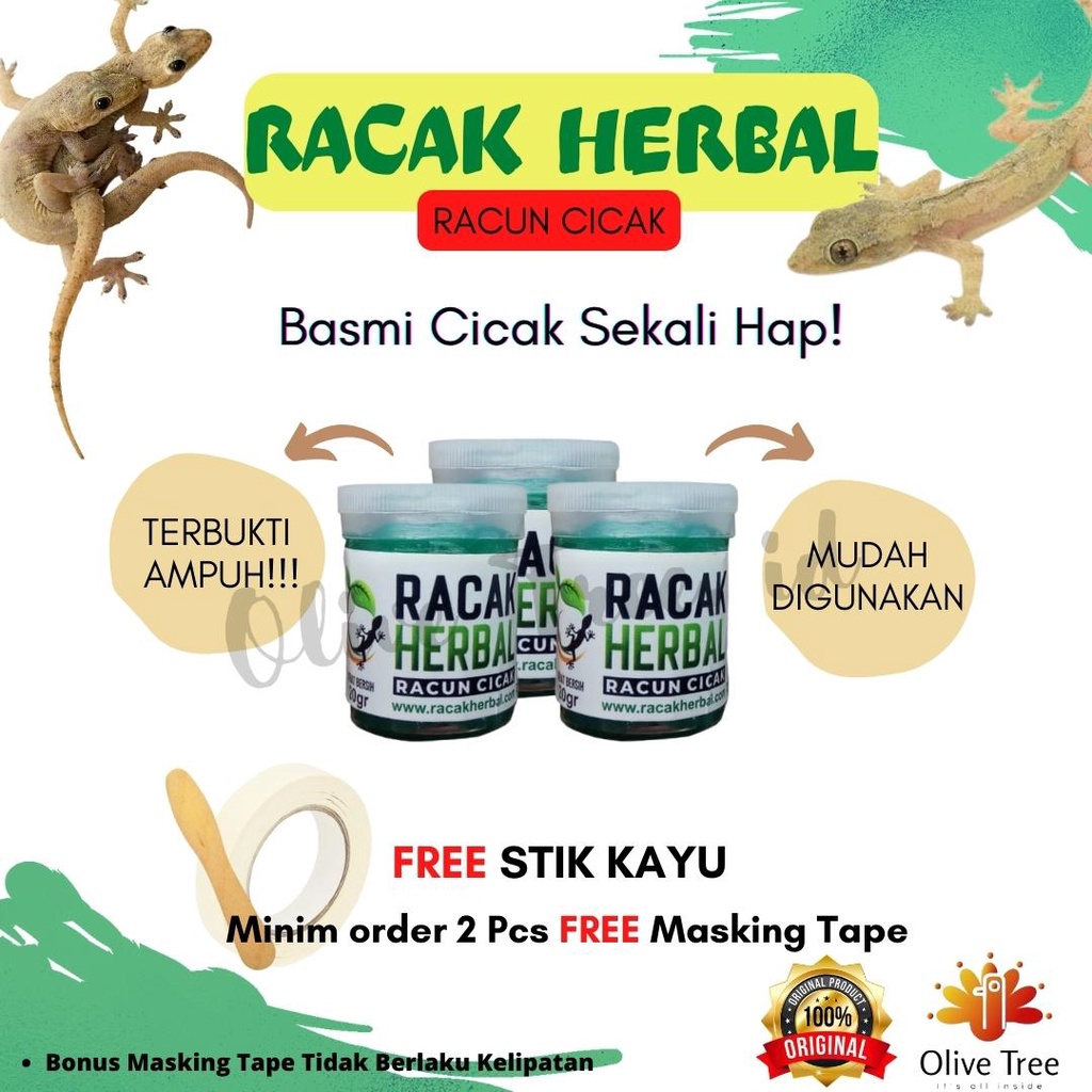 Jual Racak Herbal Racun Cicak Herbal Paling Ampuh Racun Tokek Usir