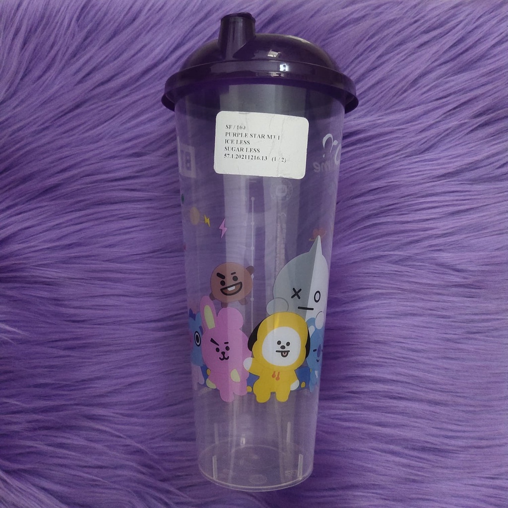 Jual PRELOVED Reusable Cup BTS X CHATIME Tumblr Reusable BT21