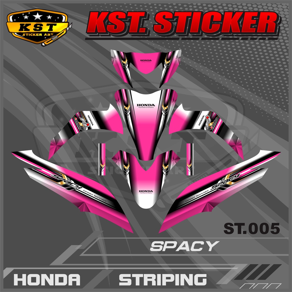 Jual Sticker Striping Decal Full Body Honda Spacy Sticker Striping