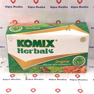 Jual Komix Herbal Rasa Original Box Isi 6 Sachet 15 Ml Obat Batuk