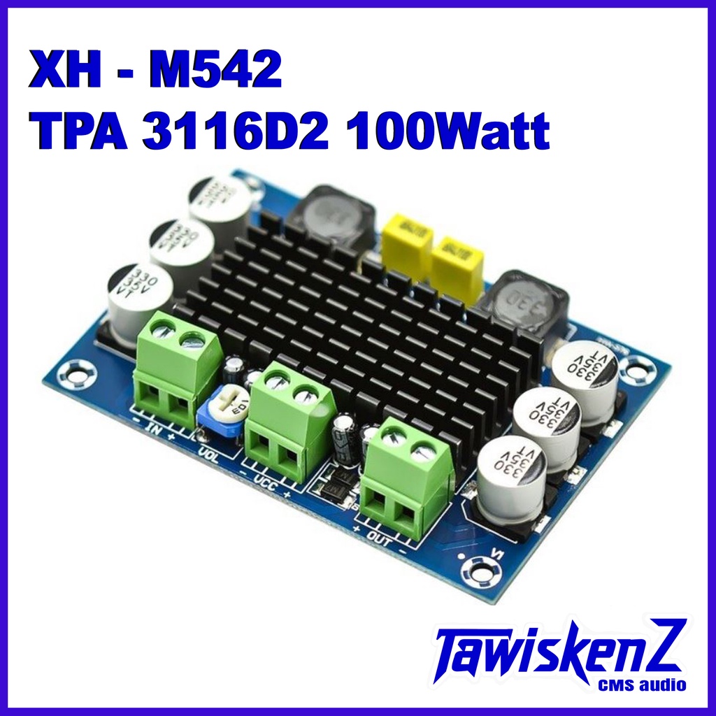 Jual KIT Modul XH M542 DC 12 26V 100W TPA3116DA Mono Channel Digital