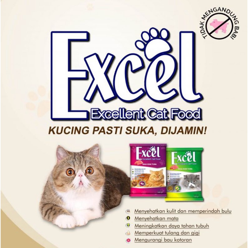 Jual Premium Makanan Kucing Excel Rasa Tuna Bentuk Ikan Dan Donut Fresh