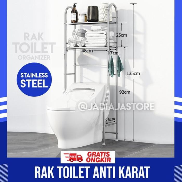 Jual Anti Karat Rak Kamar Mandi Rak Toilet Rak Kloset Rak Wc Rak Closet