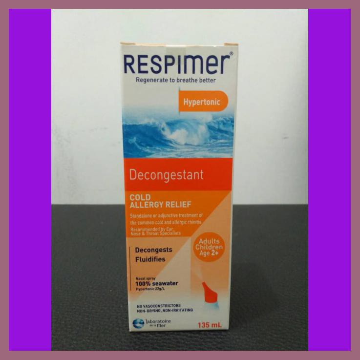 Jual RESPIMER HYPERTONIC DECONGESTANT NASAL SPRAY 135 ML SEPERTI