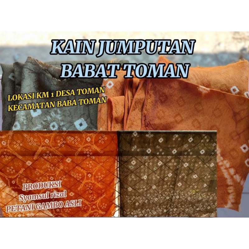 Jual Batik Gambir Gambo Muba Asli Dari Petani Meter Shopee Indonesia