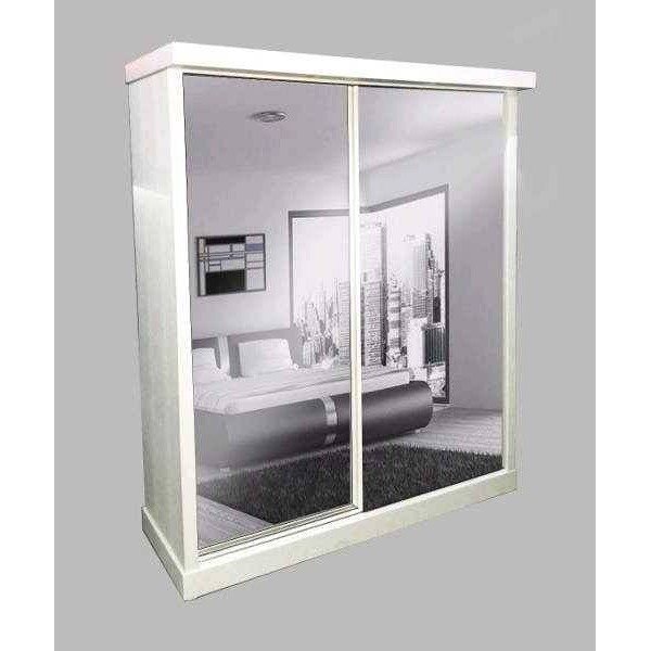 Jual Lemari Pakaian Pintu Sliding Jumbo Full Cermin Blockteak Lapis