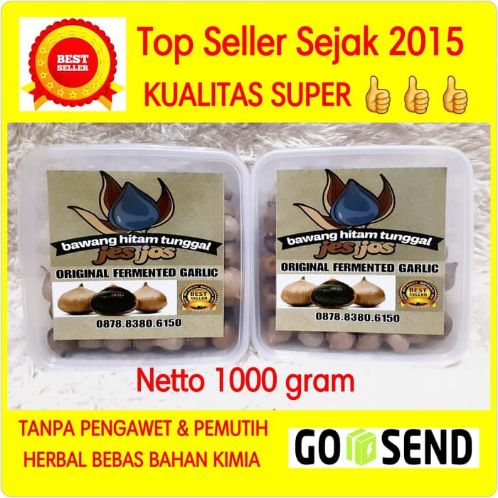 Jual Bawang Hitam Tunggal Lanang Kg Black Garlic Shopee Indonesia