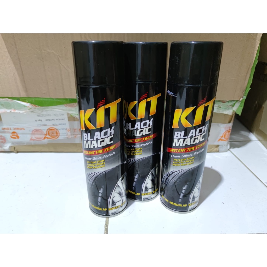 Jual Kit Black Magic Tire Foam Pengkilap Ban Aerosol Ml Shopee