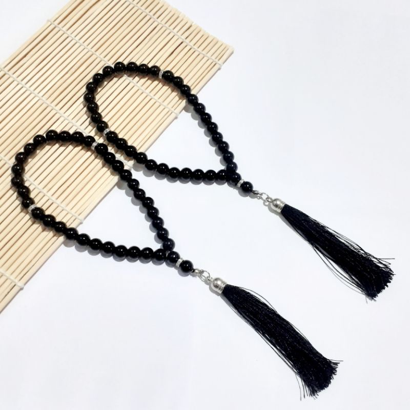 Jual Tasbih Batu Black Onix Butir Mm Shopee Indonesia