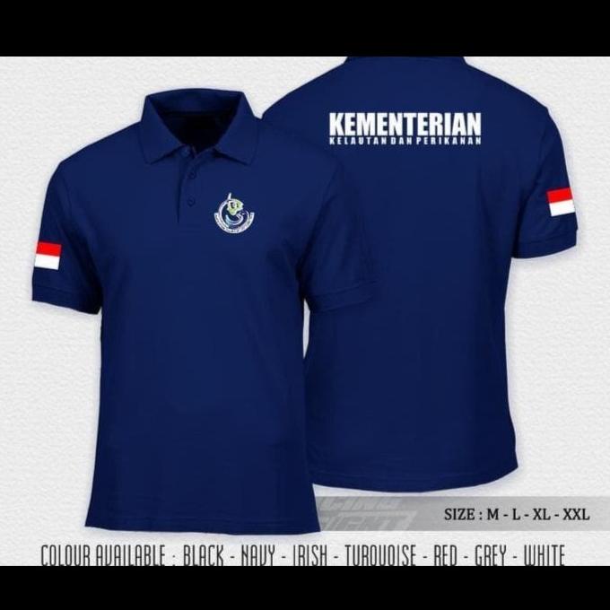 Jual Kaos Polo Shirt Baju Kerah Distro KKP KEMENTRiAN KELAUTAN