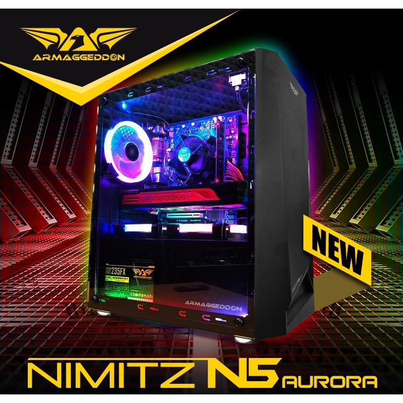 Jual Casing Armaggeddon Nimitz N Aurora Micro Atx Shopee Indonesia