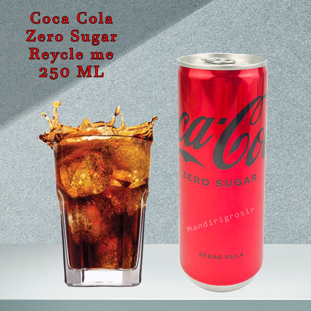 Jual Zero Sugar Coca Cola Reycle Me Kemasan Kaleng Bebas Gula