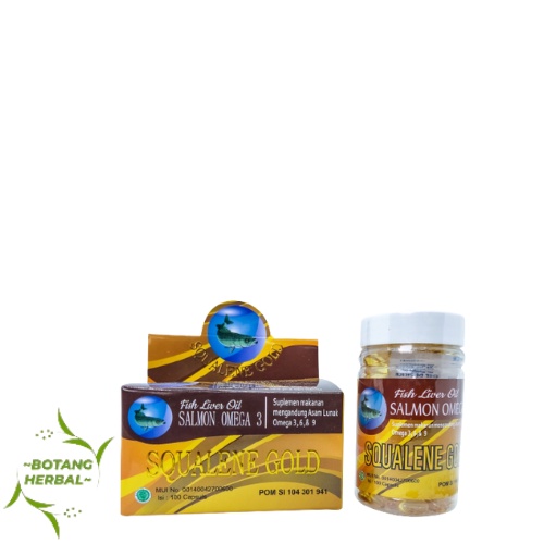 Jual SQUALEN GOLD Fish Liver Oil Salmon Omega 3 SQUALENE GOLD BOX