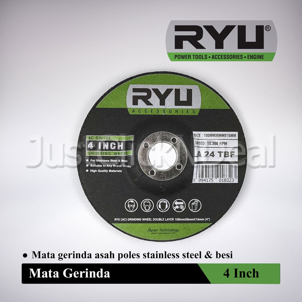 Jual Ryu Grinding Wheel Inch Mata Batu Gerinda Asah Poles Besi