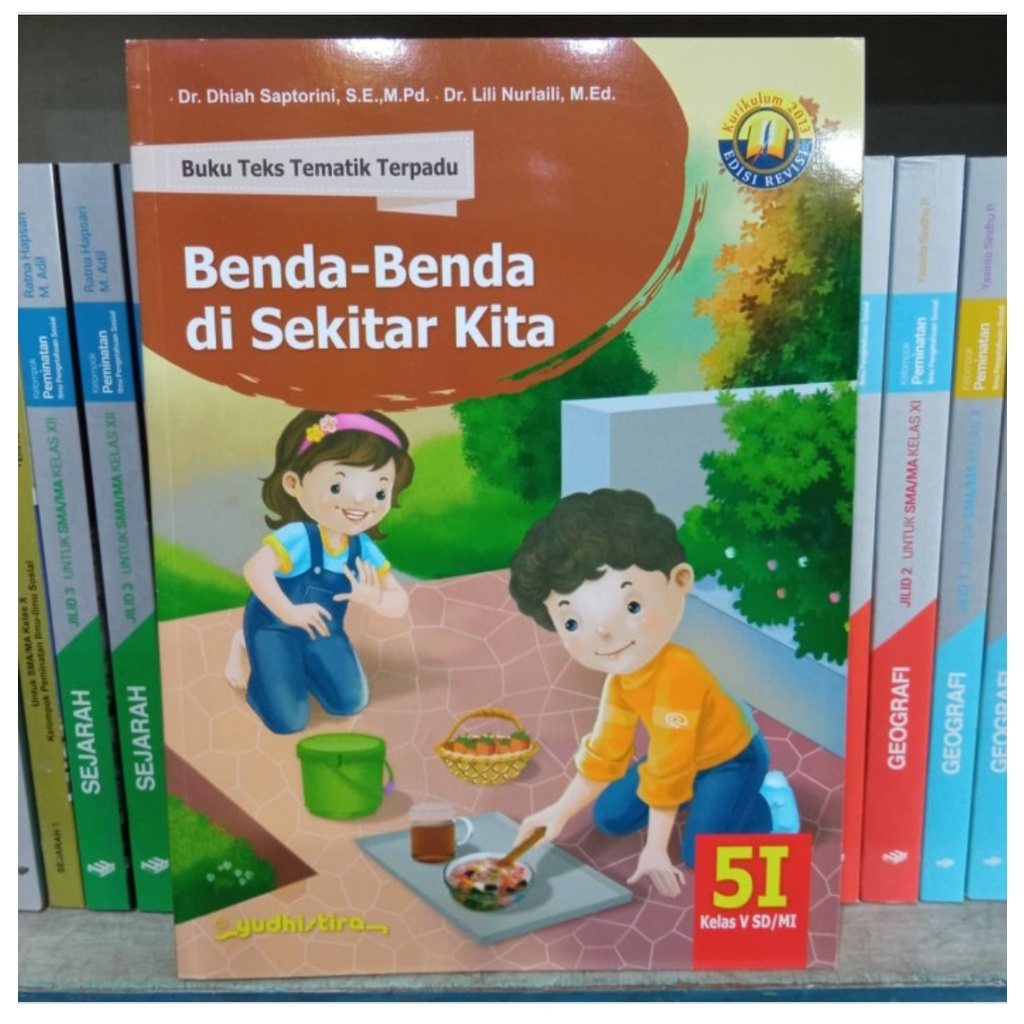 Jual Buku Teks Tematik Yudhistira SD 5 I Benda Shopee Indonesia