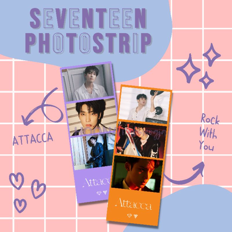 Jual Ready Seventeen Attacca Rock With You Photostrip Kpop Merch