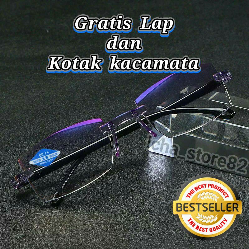 Jual Kacamata Baca Super Fokus Blueray Anti Radiasi Komputer Free Kotak