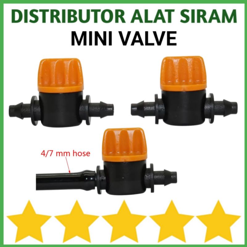 Jual Mini Valve Stop Kran Air Selang Pe X Mm X Mm Hidroponik