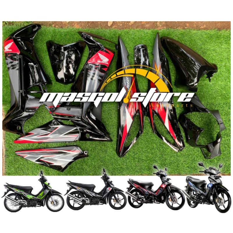 Jual Full Set Cover Body Halus Motor Supra X 125 R 125 Batman 2008