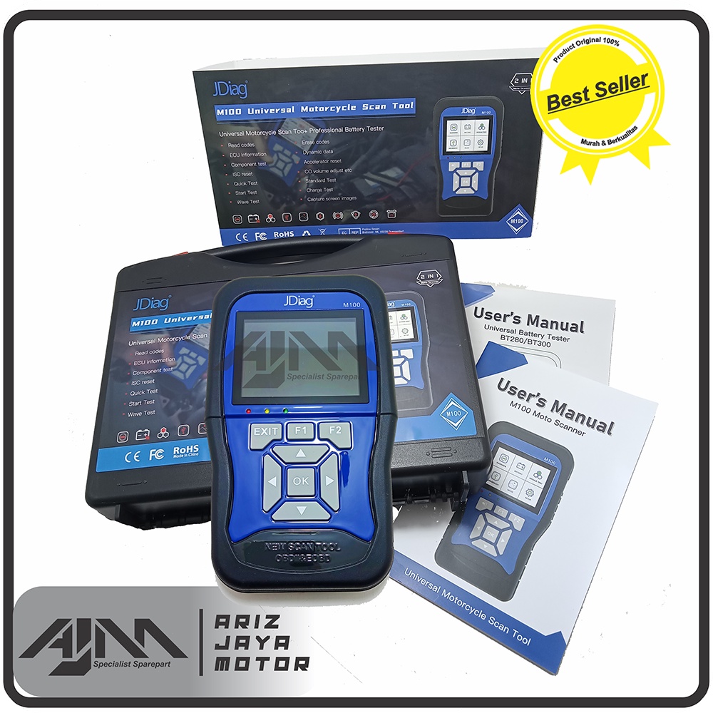 Jual SCANNER DIAGNOSTIC MOTOR INJEKSI JDIAG 100 Shopee Indonesia