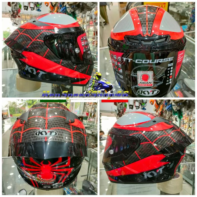 Jual Helm Fullface Full Face Kyt Tt Course Jaume Masia Leopard Tt