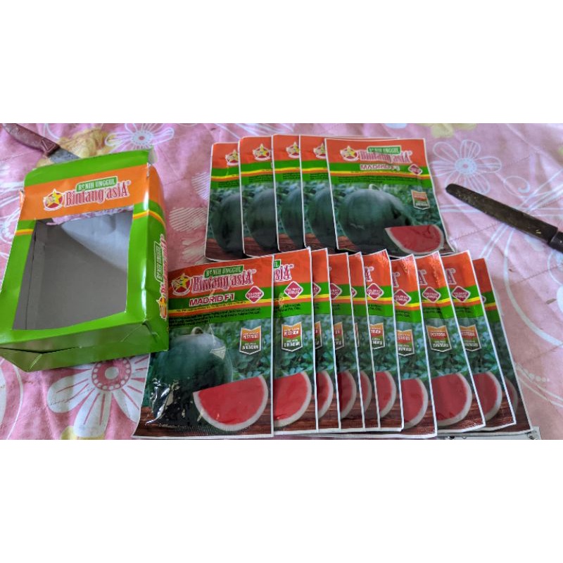 Jual Benih Semangka Non Biji Madrid F Gr Shopee Indonesia