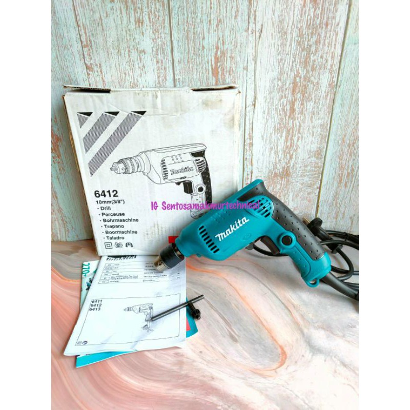 Jual Makita Mm Bor Tangan Drill Listrik Besi Kayu Bolak Balik