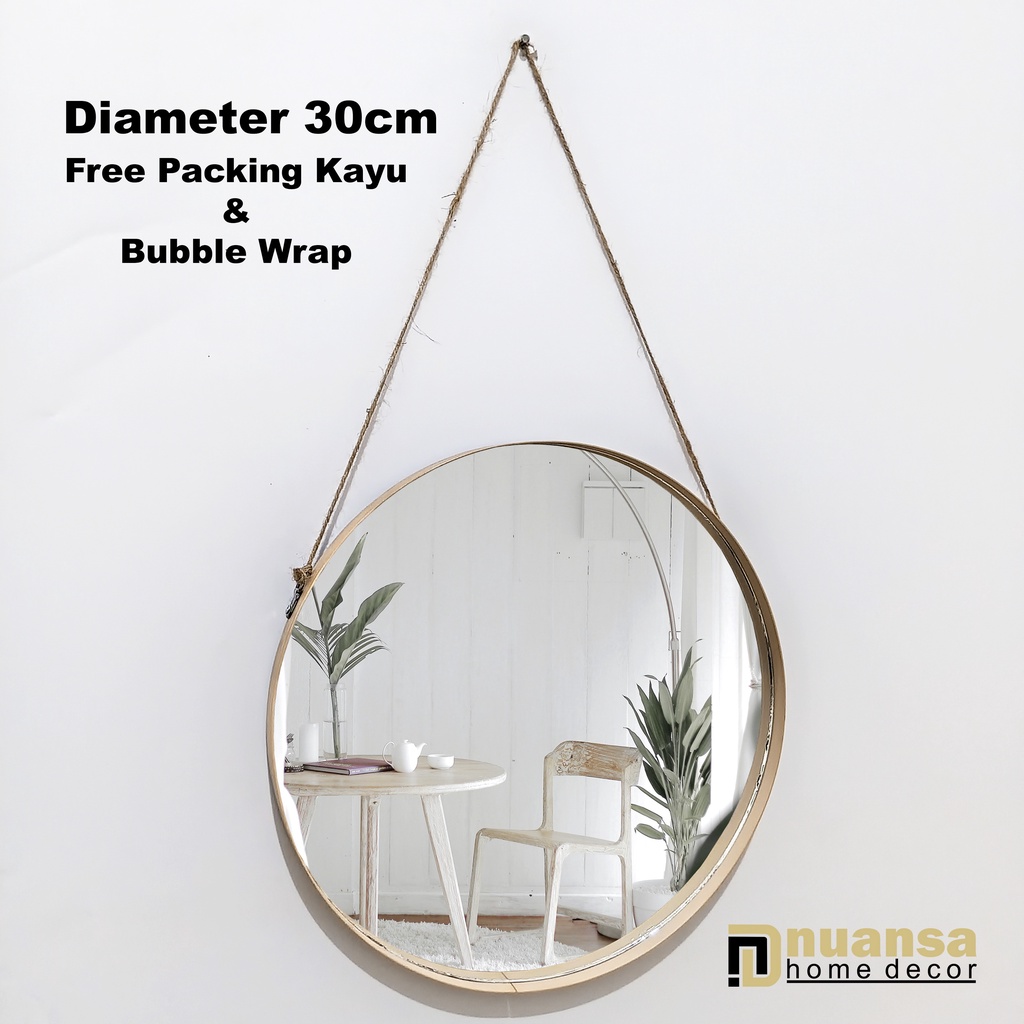 Jual Kaca Aesthetic Cermin Bulat Kaca Frameless Cm X Cm Kaca