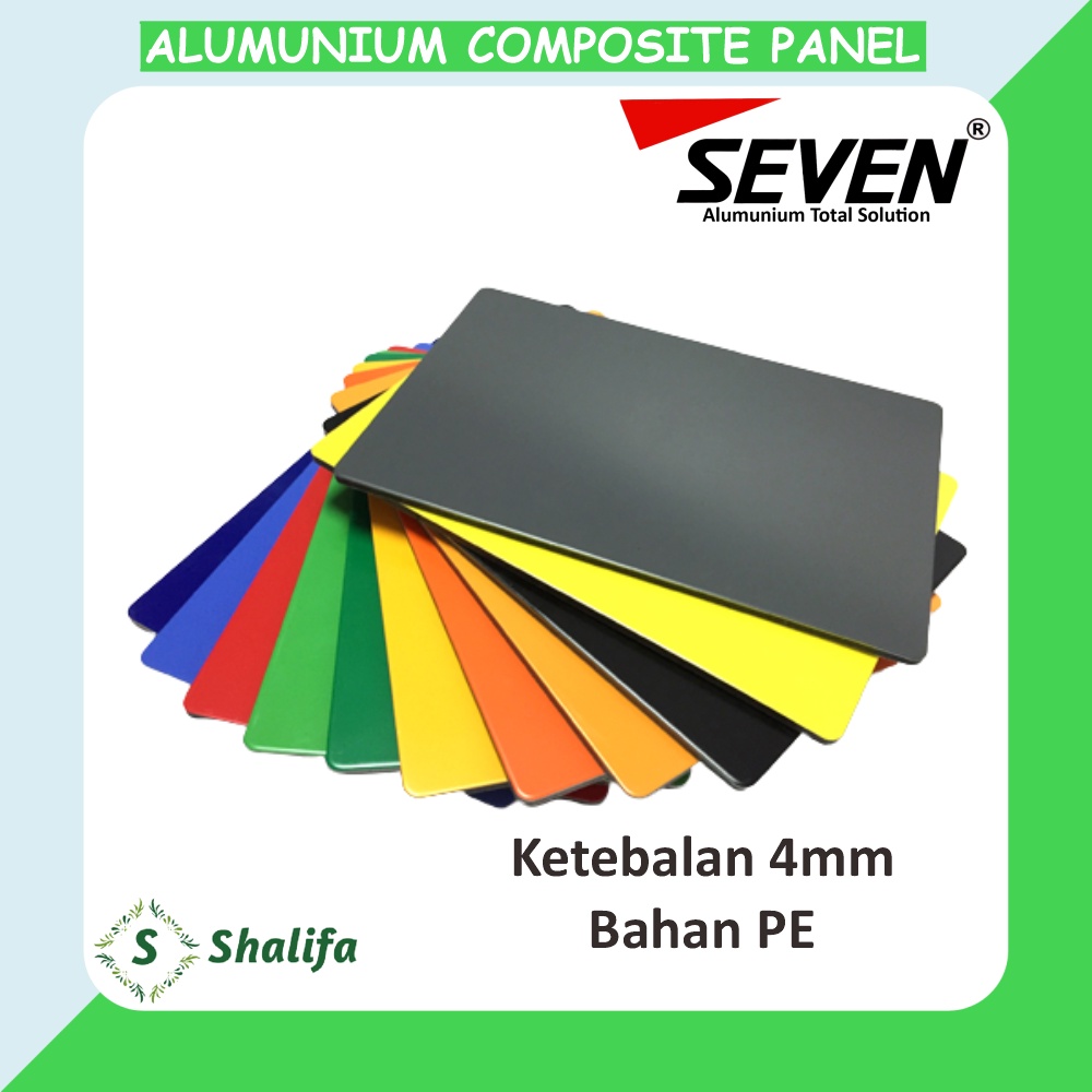 Jual Seven Acp Mm Pe Alumunium Composite Panel Mm Shopee Indonesia