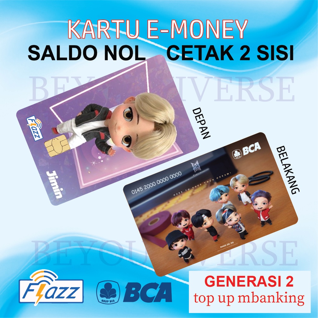 Jual Kartu Flazz Bca Gen Atau Mandiri Emoney Etoll E Money E Toll