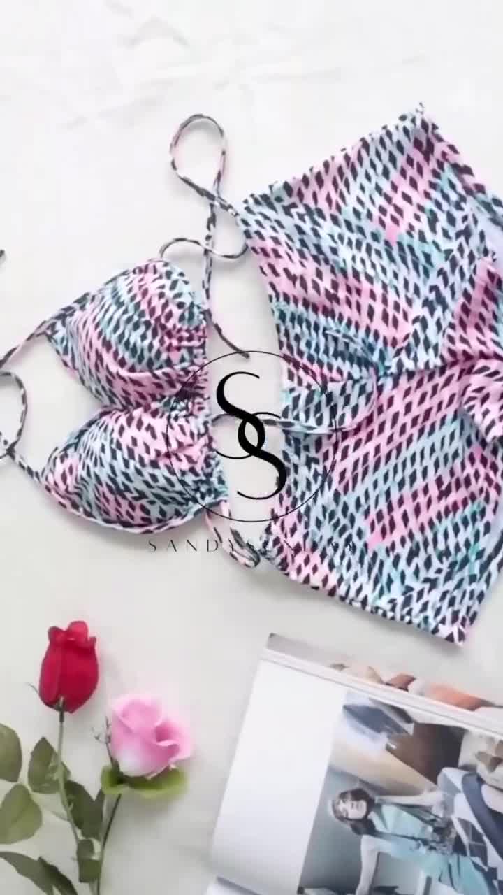 Jual Bikini Set Segitiga Boxer Bikini Pantai Bikini Sexy Bikini