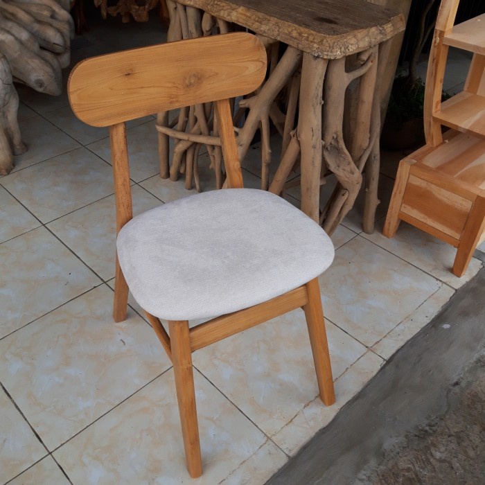 Jual Kursi Makan Kayu Minimalis Kursi Cafe Kursi Retoran Jati Shopee