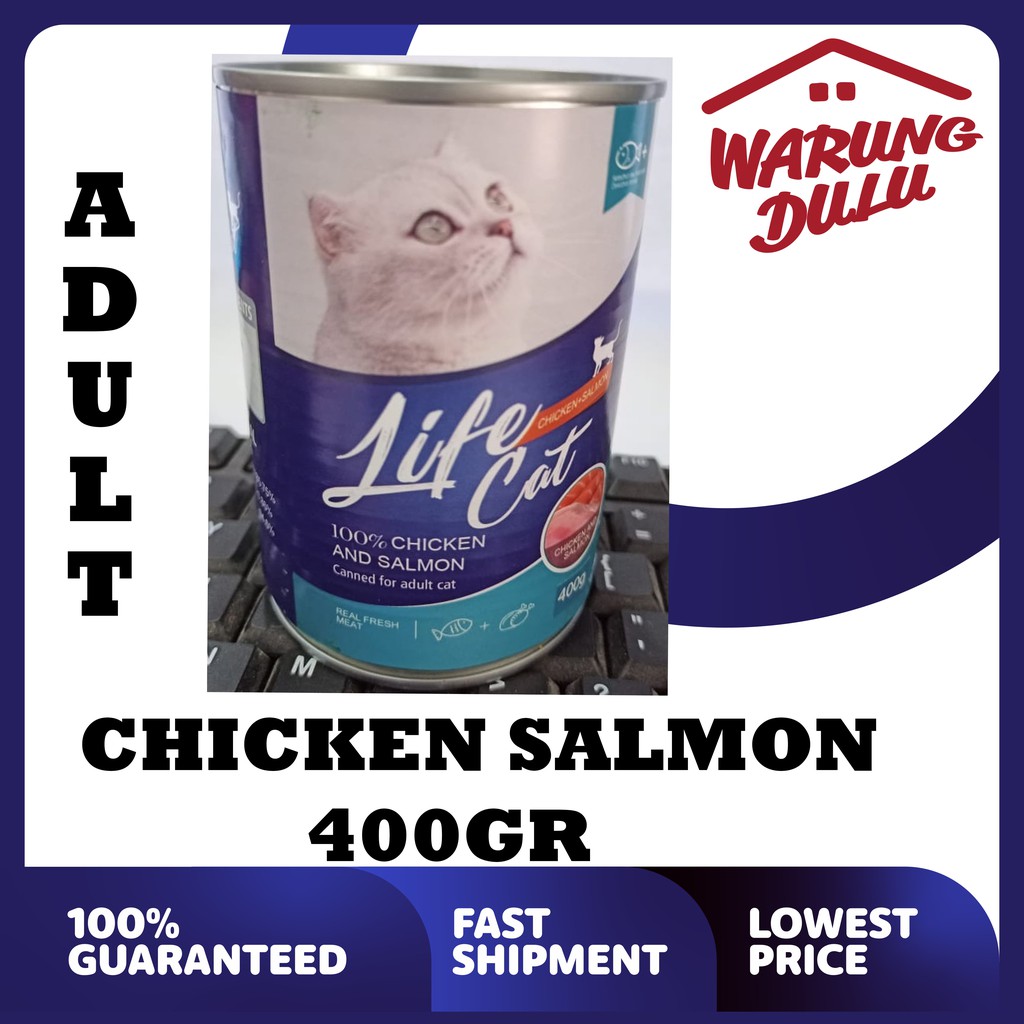 Jual Life Cat Adult Chicken Salmon Gr Shopee Indonesia