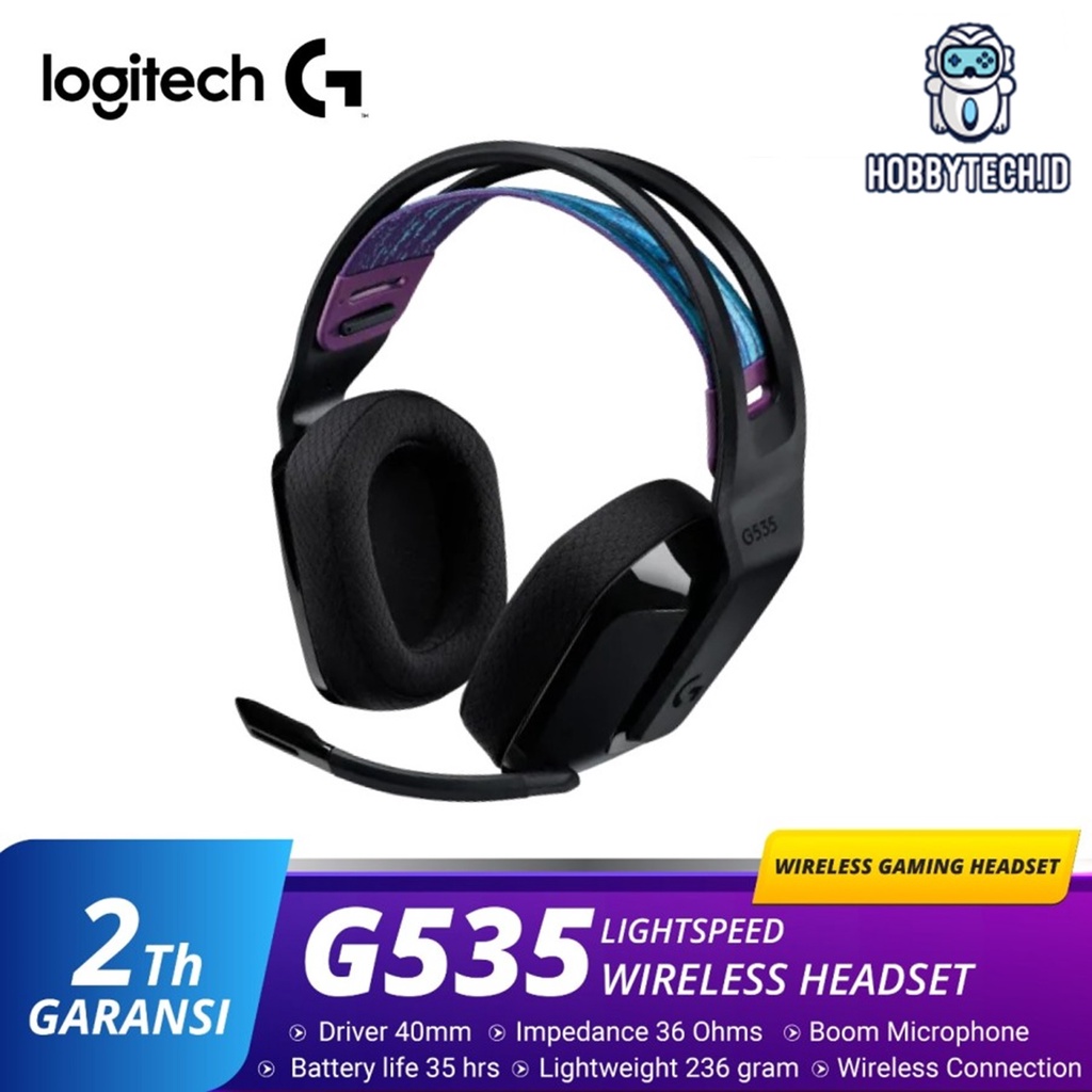 Jual Logitech G535 Lightspeed Wireless Gaming Headset Shopee Indonesia