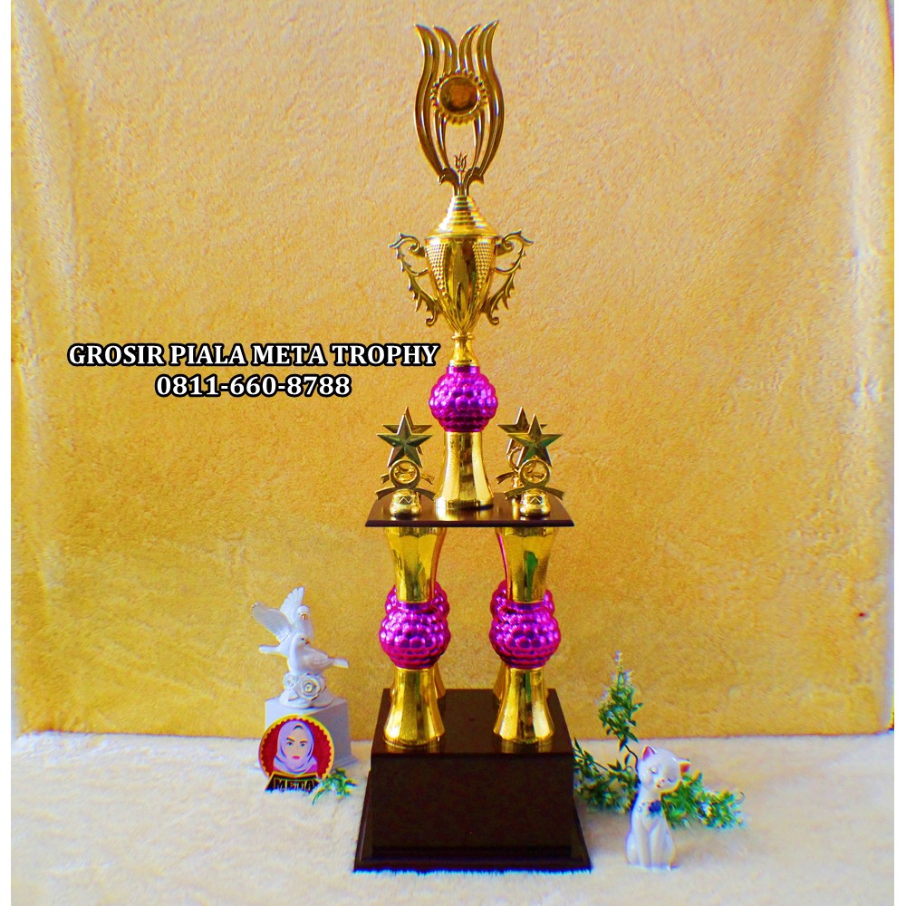 Jual PIALA TROPHY SET 123 CUP NAGA MARMAR EVENT 17 AGUSTUS LOMBA