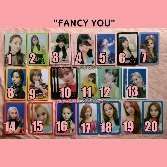 Jual Official Photocard Twice Fancy You Th Mini Album Kpop Nayeon