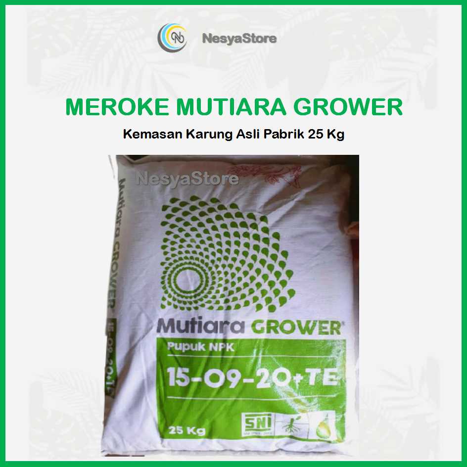 Jual Pupuk Npk Mutiara Grower Te Kemasan Kg Karung Asli