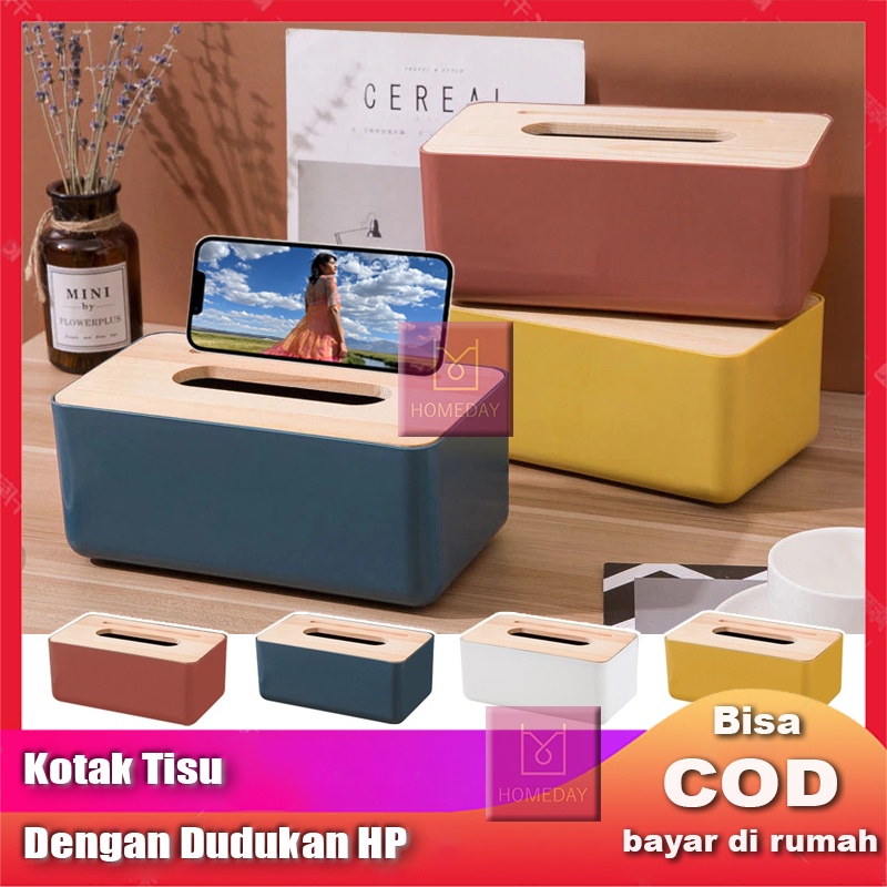 Jual Tempat Tisu Kayu Box Kotak Tissue Aesthetic Unik Estetik Dengan