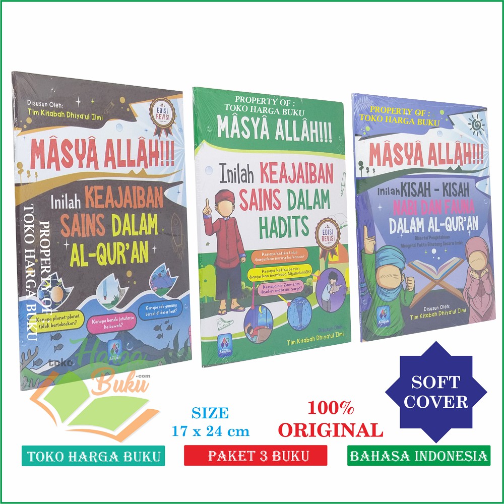 Jual Paket Buku Masya Allah Inilah Keajaiban Sains Dalam Al Quran