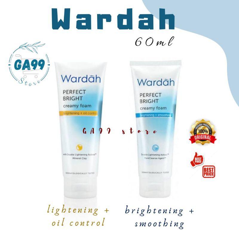 Jual Sabun Muka Wardah Perfect Bright Creamy Foam Ml All Varian