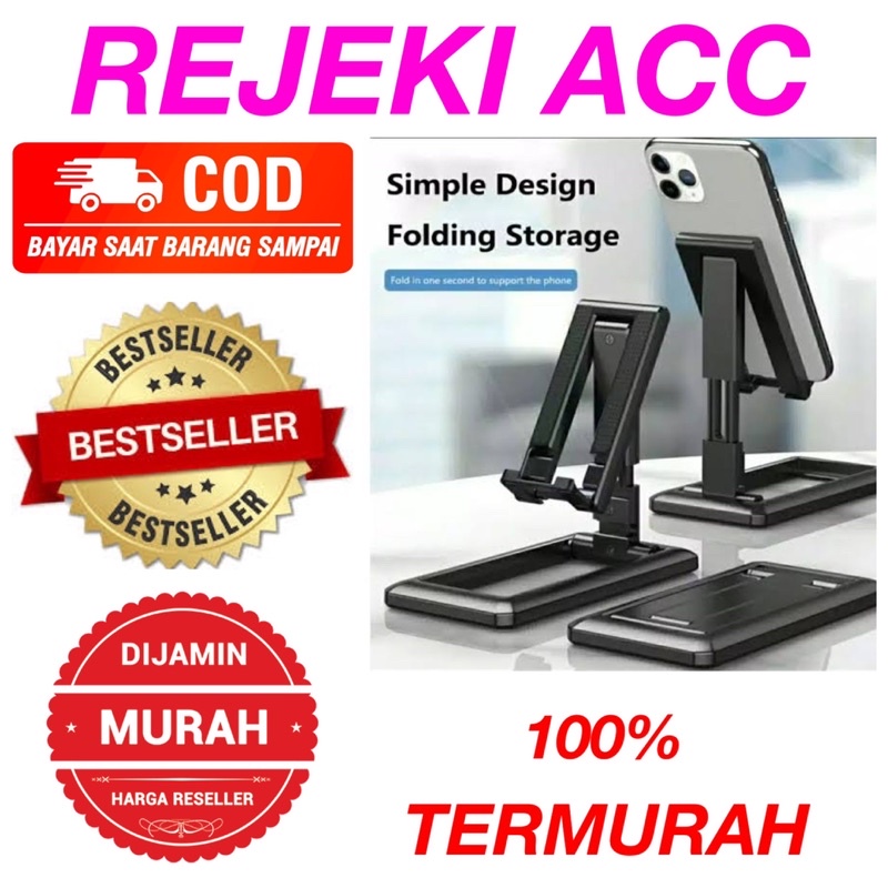 Jual Holder Standing Meja HD 28 HD28 Tempat Portable HP Phone Stand