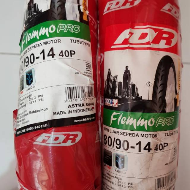 Jual Ban Luar Depan FDR Flemmo Pro Beat Vario Scoopy 80 90 Ring 14