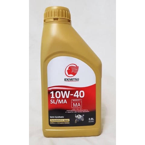 Jual OLI IDEMITSU 10w 40 SL MA 800ml Shopee Indonesia