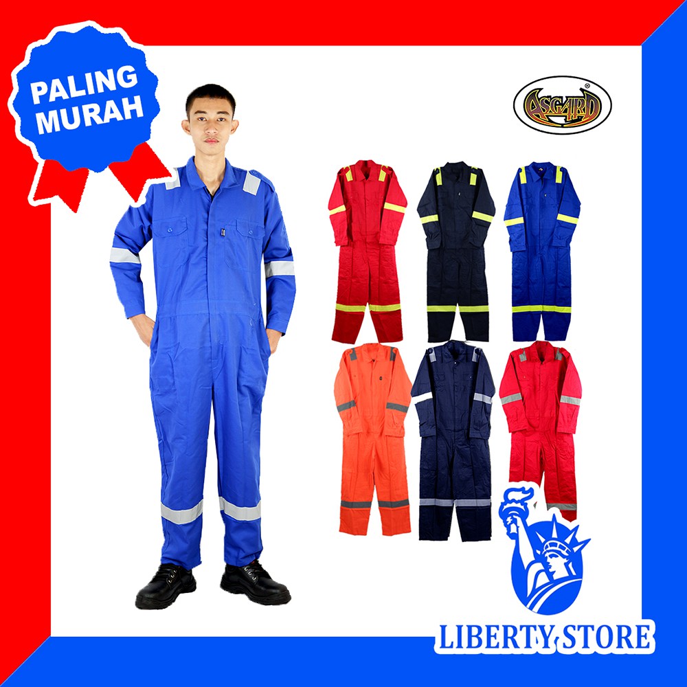 Jual Werpak Safety Coverall Baju Kerja Proyek Asgard Shopee Indonesia