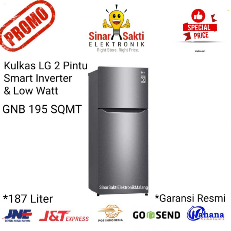 Jual Kulkas Lg Pintu Gnb Sqmt Inverter Low Watt Garansi Resmi